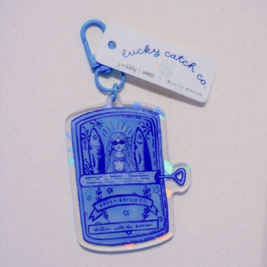Lucky Catch Mermaid Keychain