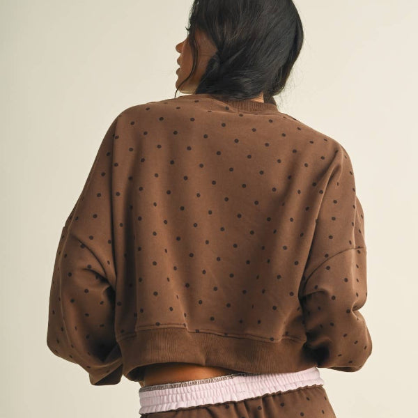 Amour Polka Dot Sweatshirt