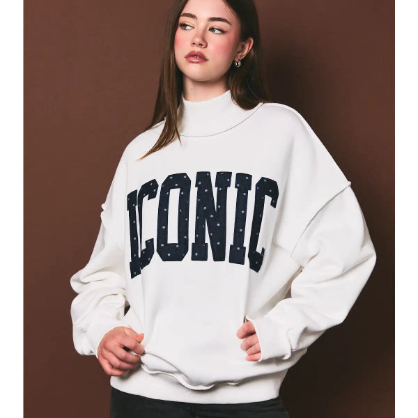 Iconic Mock Neck