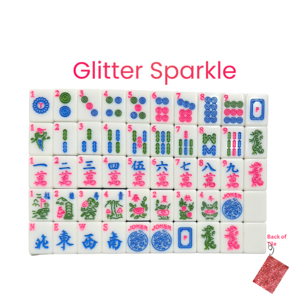 Glitter Sparkle Mah Jongg Tile Set