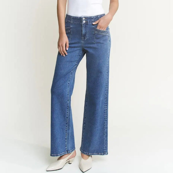 Super HR Denim w/ Double Button