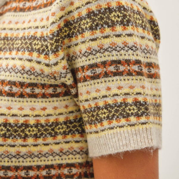 Fair Isle Shortie Sweater