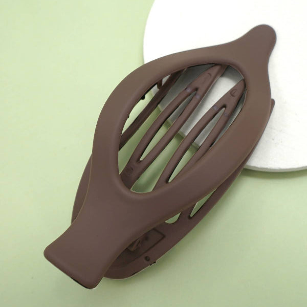 Oval Flat Claw Clip