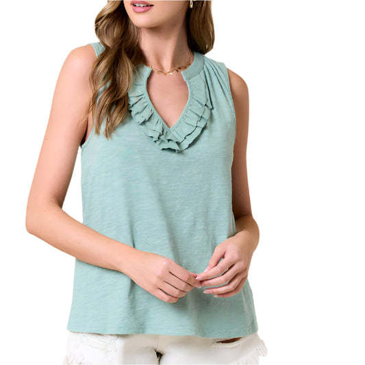 Sagey Ruffle Top