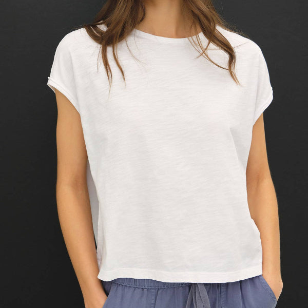 Boxy Cap Sleeve Tee
