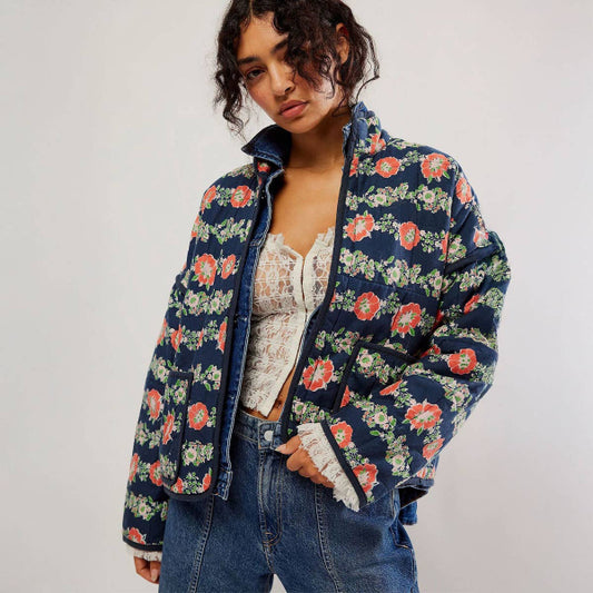 Floral Quilted Jacket