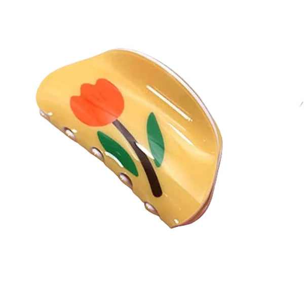 Floral Claw Clip