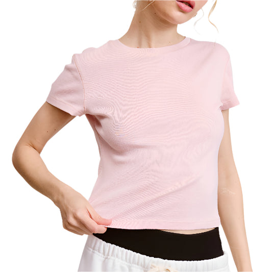 Blush Basic Baby Tee