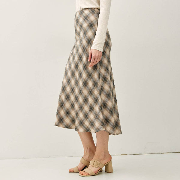Tartan Flowy Skirt