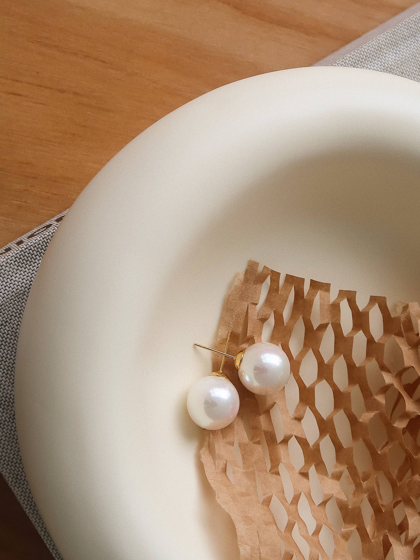 Amrae Pearl Stud Earrings