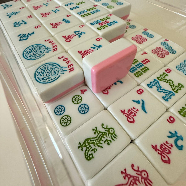 Peony Garden American Mah Jongg Tile Set