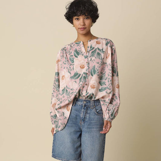 Julissa Vintage Floral Blouse