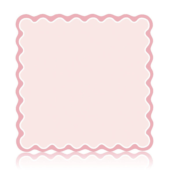Scalloped Mahjong Table Mat