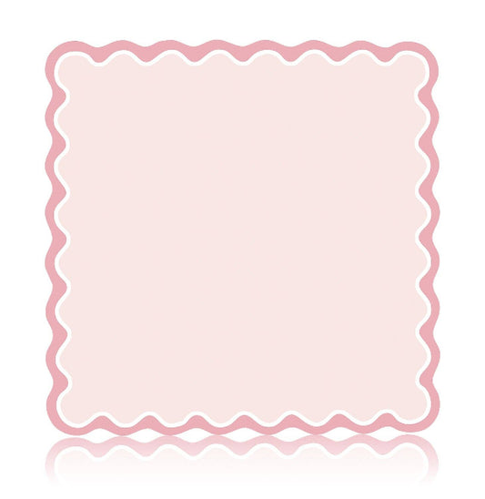 Scalloped Mahjong Table Mat