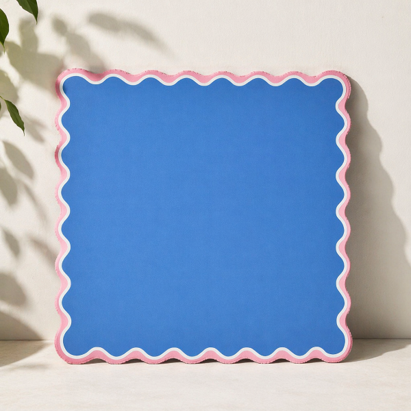 Scalloped Mahjong Table Mat