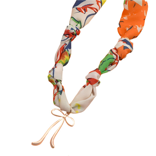 Tahitian Treat Handmade Scarf Charm Necklace