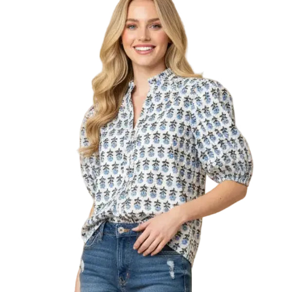 Block Print Babe Top