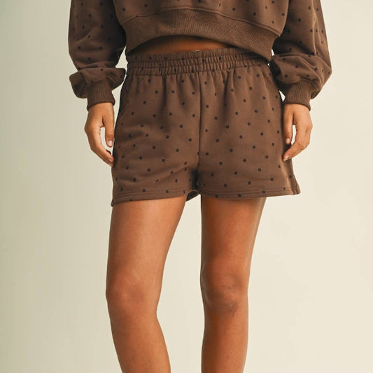 Polka Dot Sweatshort
