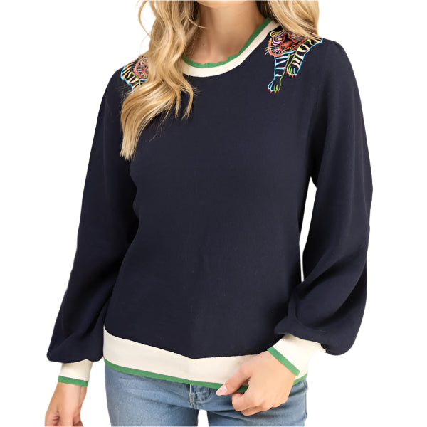 Tiger Shoulder Sweater