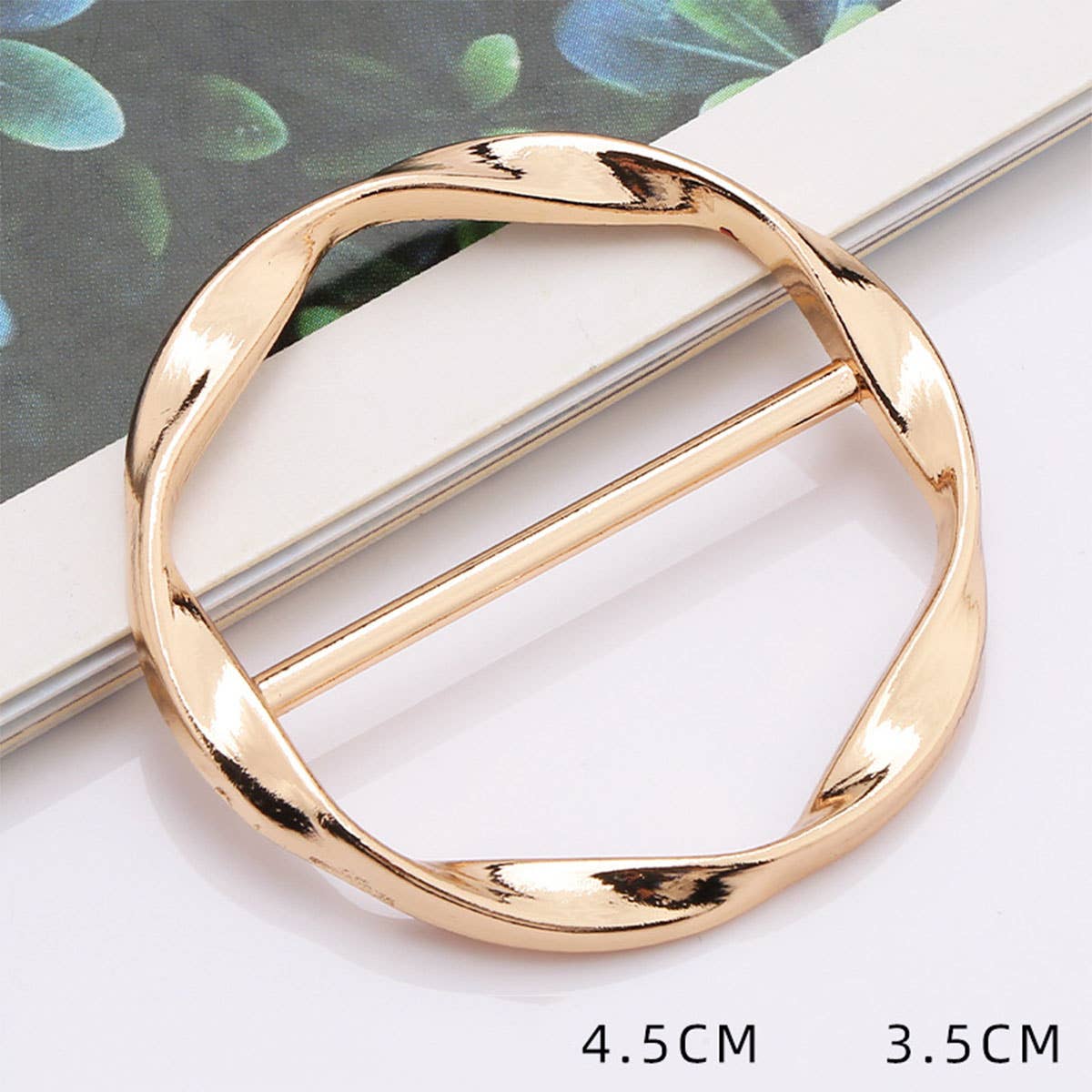 Gold Scarf Ring