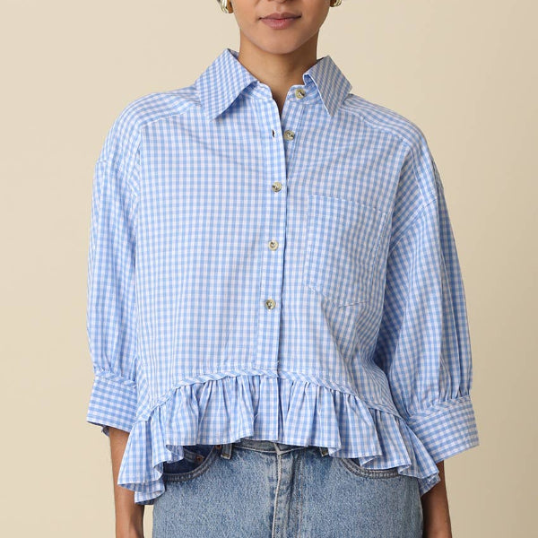 Tara Gingham Blouse