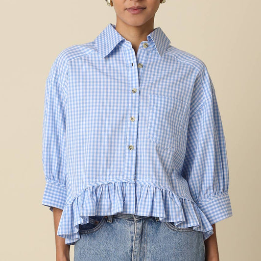 Tara Gingham Blouse