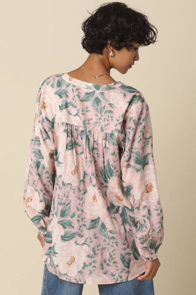 Julissa Vintage Floral Blouse