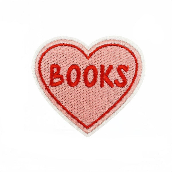 Books Heart Patch
