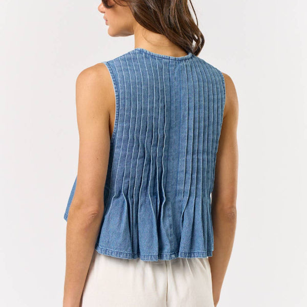 Pleated Party Shirt