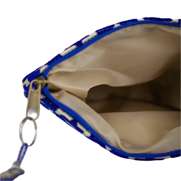 Blue Geometric Party Purse