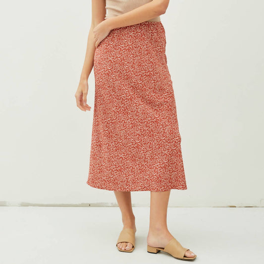 October Floral Skirt