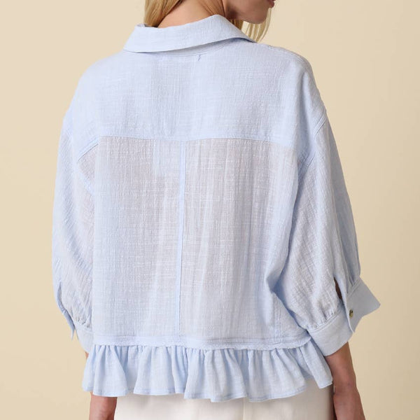 Kali Ruffle Hem Top