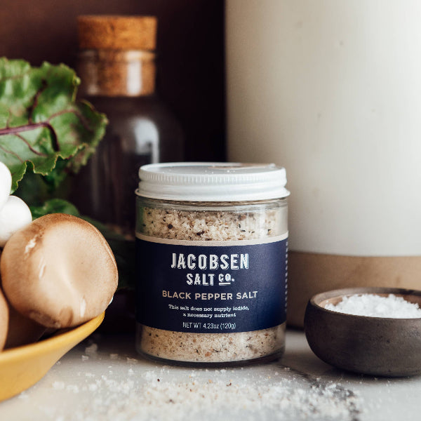 Black Pepper Salt - Infused Sea Salt