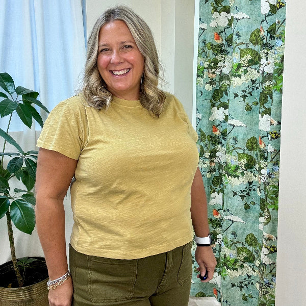 Cotton Slub Crop Tee