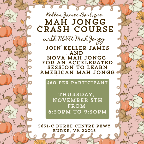 American Mah Jongg 101 Crash Course NOV 5th