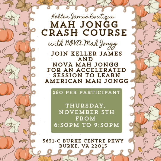American Mah Jongg 101 Crash Course NOV 5th