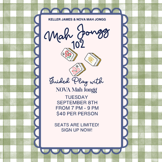 Mah Jongg 102 SEPT 8TH