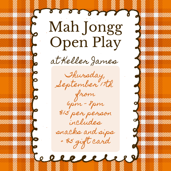 Mah Jongg Beginner Open Play SEPTEMBER 17TH