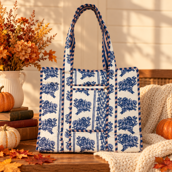 Less Baggage Quilted Tote