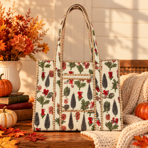 Less Baggage Quilted Tote