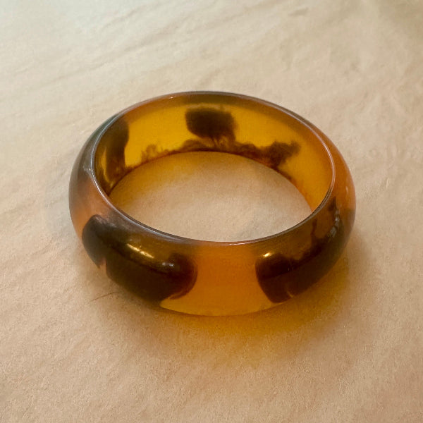 Tortoise Acrylic Bangle