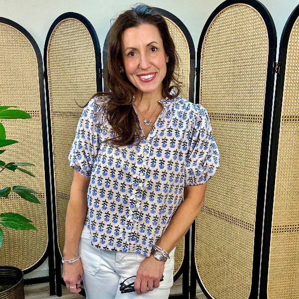 Block Print Babe Top