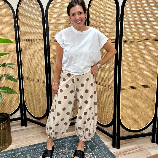 Polka Dot Balloon Artist Pants