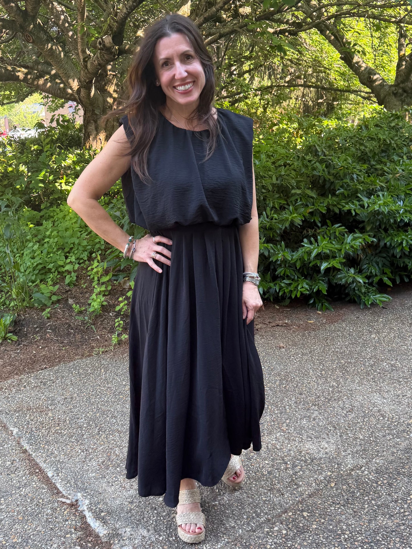 Black Box Pleated Skirt