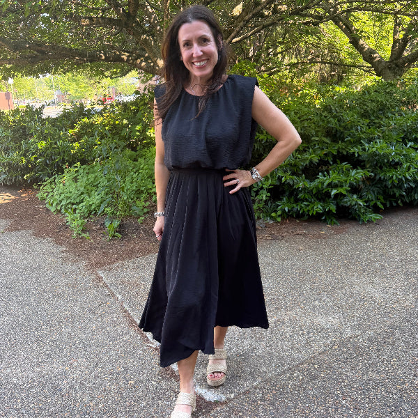 Black Box Pleated Skirt