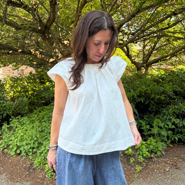 Pleat Punch Top