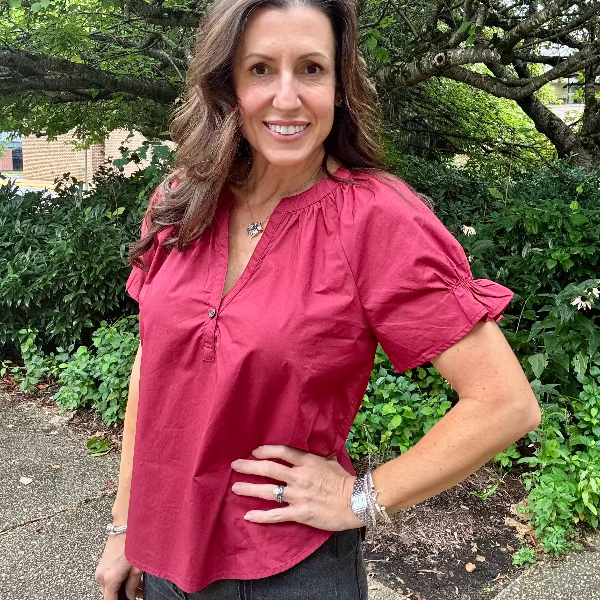Hylee Peasant Top