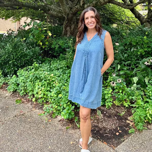 Winery Denim Dress
