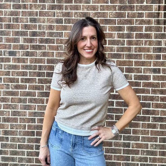 Double Fun Sweater Top