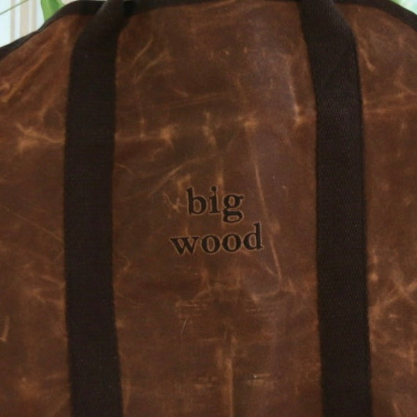 Big Wood Waxed Log Carrier